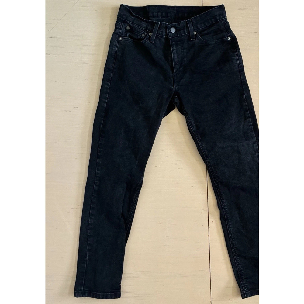 Levi's 541 Men's Size 30x30 Athletic Taper Fit Stretch Black Denim Jeans - Picture 16 of 16